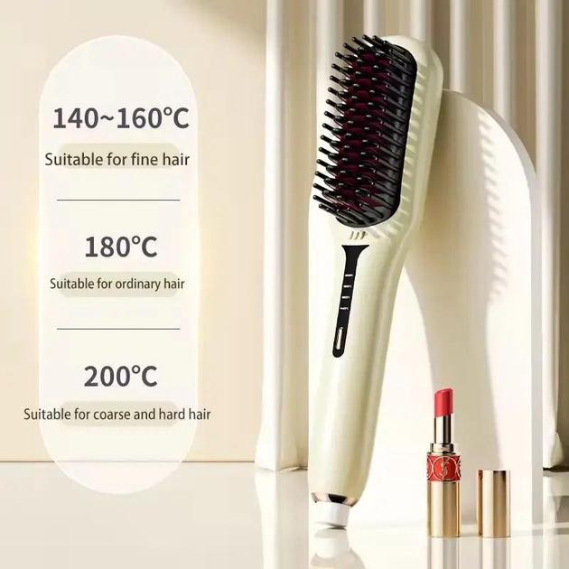 Heated Hair Straightening Brush